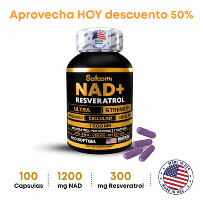 NAD + RESVERATROL OFERTA LIMITADA!